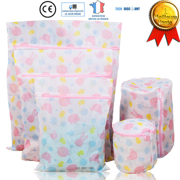 TD® Sac à linge sale voyage délicat tissu machine à laver vêtement habit homme femme grand lessive propreté coloré main bonne qualit